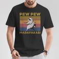 Pew Pew Madafakas Raccoon | Vintage Retro Unisex T-Shirt Unique Gifts