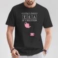 Pink Teapot And Cup TEA Chemistry Solution T-Shirt Unique Gifts