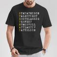 Positive Features Character Name Stephan T-Shirt Lustige Geschenke