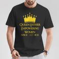 Queen Esther Empowering Happy Purim Feminist Costume T-Shirt Personalized Gifts