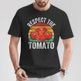 Respect The Tomato T-Shirt Lustige Geschenke
