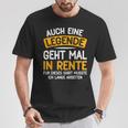 Retirement 2024 Retirement Pension Decoration Retirees 2023 T-Shirt Lustige Geschenke