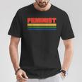 Retro Feminist 70S Style Feminism S T-Shirt Lustige Geschenke
