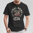 Retro Feral Moms Social Club Sarcastic Saying Mothers T-Shirt Personalized Gifts
