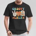 Retro Groovy Lala Grandma Hippie Family Matching T-Shirt Funny Gifts