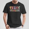 Retro Groovy Treat Dealer Dogs Owner Treats Pet Dog Lover T-Shirt Personalized Gifts