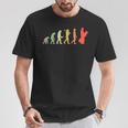 Retro Snowboard Evolution For Snowboarder T-Shirt Lustige Geschenke