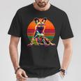 Retro Sunset Sunglasses African Wild Dog Painted Dog T-Shirt Unique Gifts