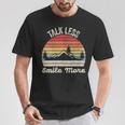 Retro Talk Less Smile More Shirt Historic Hamilton Quote T-Shirt Unique Gifts
