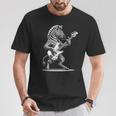 Rock N Roll Zebra Guitar Zebra Print T-Shirt Lustige Geschenke