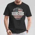 Round Rock Texas Drapeau Américainintage T-Shirt Cadeaux drôles