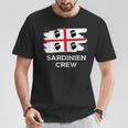 Sardinia Crew Sardinia Flag Italy Holiday T-Shirt Lustige Geschenke