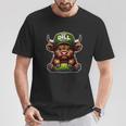 Scottish Cute Highland Cow Pickle Hat Just Dill With It T-Shirt Personalized Gifts