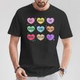 Skibidi Valentine's Day Candy Heart Valentine Rizz T-Shirt Unique Gifts