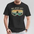 Skifahrer Herrenintage Skifahren Skifahrer Geschenk T-Shirt Lustige Geschenke