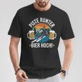 Slope Down Beer High Skier Skiing Winter Holiday T-Shirt Lustige Geschenke