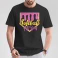 Softball Drip Boys Ice Cream Drip Youth Softball All Day T-Shirt Unique Gifts