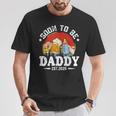 Soon To Be Daddy 2025 Retro Pregnancy Announcement Dad T-Shirt Lustige Geschenke