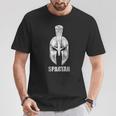 Spartan Casco Spartaner Gym Motivation Fitness Refranes Camiseta unisex Regalos divertidos