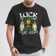 St Patrick's Day Optometrist Irish Gnome Lucky Eye Doctor T-Shirt Personalized Gifts