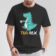 Tea Rex -Rex Dino Y Dinosaurio T-Rex Camiseta unisex Regalos divertidos