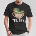 Tea Rex T-Rex Dinosaurio Tyrannosaurus Camiseta unisex Regalos divertidos
