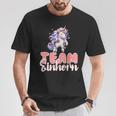 Team Einhorn Lustiges Familie Damen Herren Kinder T-Shirt Lustige Geschenke