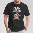 Team Jesus Football Scripture Faith Hope Game Touchdown God T-Shirt Personalized Gifts