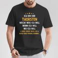 Thorsten First Name T-Shirt Lustige Geschenke