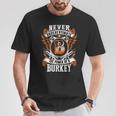 Never Underestimate The Power Of Burkey Burkey Name T-Shirt Personalized Gifts