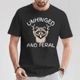 Unhinged Raccoon Vintage T-Shirt - Wild Style for Fun Fans Unique Gifts