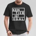 Vegetarianegan Goegan No Animal Is No Matter Animal Protection T-Shirt Lustige Geschenke