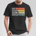 Video Gaming Game Retro Game Eat Sleep Brawl Repeat T-Shirt Lustige Geschenke