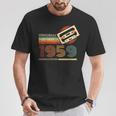 Vintage 1959 Retro Birthday 65Th Birthday T-Shirt Lustige Geschenke