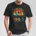 Vintage 1985 40Th Birthday Woman Retro 40 Years T-Shirt Lustige Geschenke