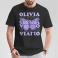 Vintage Olivia First Name I Love Olivia Girl Groovy 80'S T-Shirt Personalized Gifts