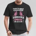 Voici À Quoi Ressemble La Meilleure Épouse Du Monde Mariage T-Shirt Cadeaux drôles