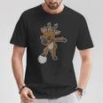 Volleyball Dabbing Reindeer Christmas Knit Pattern Dab Premium T-Shirt Unique Gifts