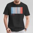 Warmth Stripes Germany Annual Temperatures T-Shirt Lustige Geschenke