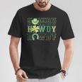 Western Howdy Cowboy St Patty's Lucky Irish St Patrick's Day T-Shirt Personalized Gifts