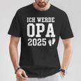 I Will Grandpa 2025 Baby Announcement Grandpa 2025 T-Shirt Lustige Geschenke