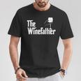 Winefather Wine Dad Dad Red Wine White Wine T-Shirt Unique Gifts