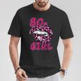 Women's 80S Girl Lips 80S Theme Celebration Retro Costume S T-Shirt Lustige Geschenke