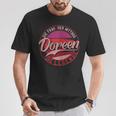 Women's Doreen The Woman Of Mythos The Legend First Name S T-Shirt Lustige Geschenke