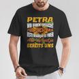 Women's First Name Petra Personalised Name T-Shirt Lustige Geschenke