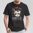 Women's Ich Bin Dieerrückte Mit Den Goat Ich Bin Dieerrückte Mit T-Shirt Lustige Geschenke