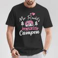 Women's Mir Reichts Ich Geh Camping Caravan Camper With-Neck T-Shirt Lustige Geschenke