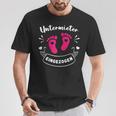 Women's Pregnant Undermeant Mothers Baby T-Shirt Lustige Geschenke