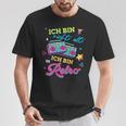 Women's With-Neck Ich Bin Nicht Alt Ich Bin Retro 70S 80S 90S T-Shirt Lustige Geschenke