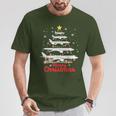 Aeroplane Christmas Tree Merry Christmas Most Likely Pilot T-Shirt Lustige Geschenke